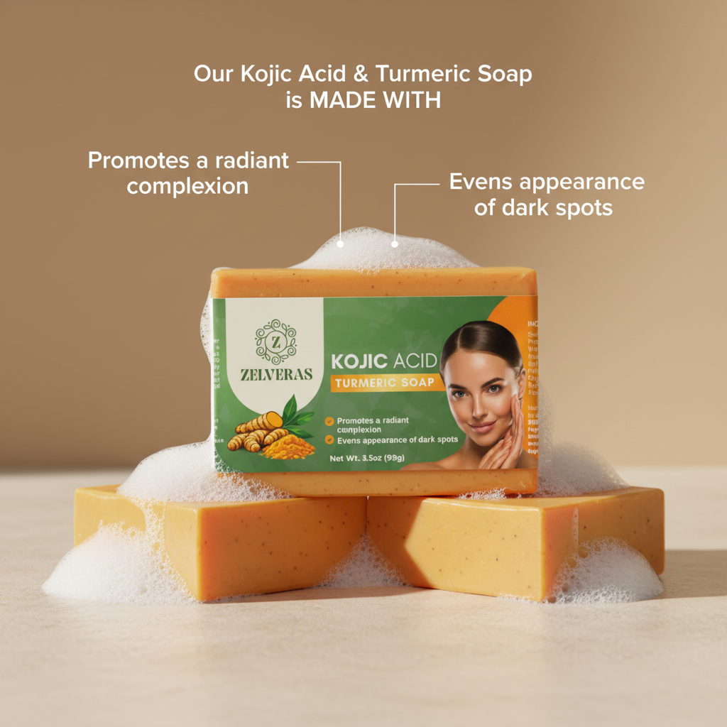 Kojic Acid Tumeric Soap