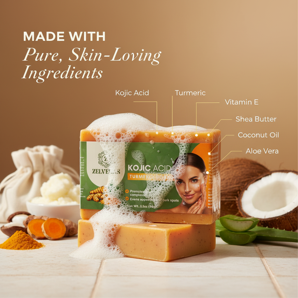 Kojic Acid Tumeric Soap